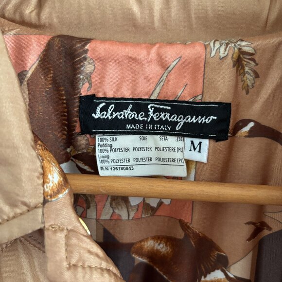 Vintage Salvatore Ferragamo Quilted Jacket - Picture 2 of 10